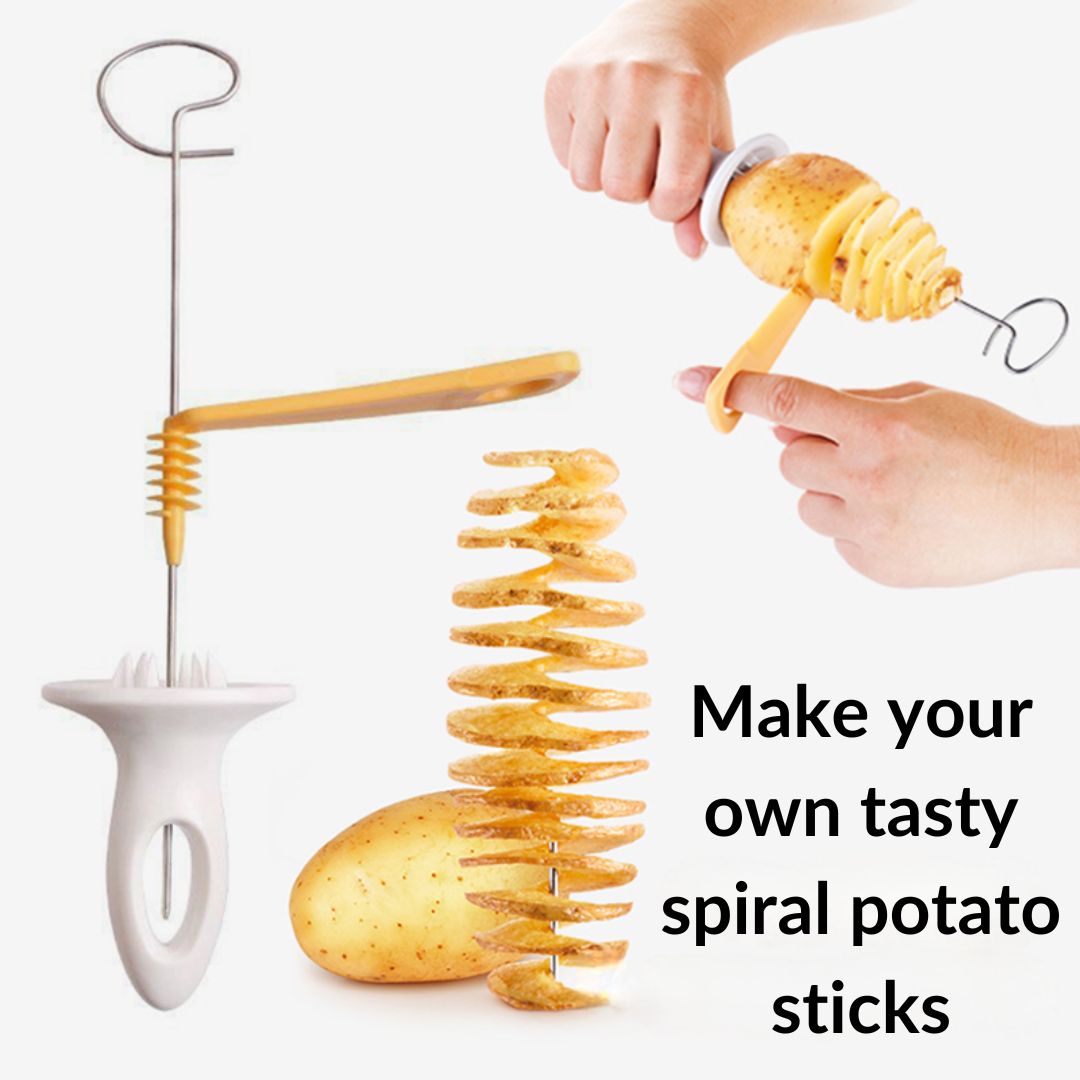 SpinSwirl – Tornado Spiral Potato Slicer