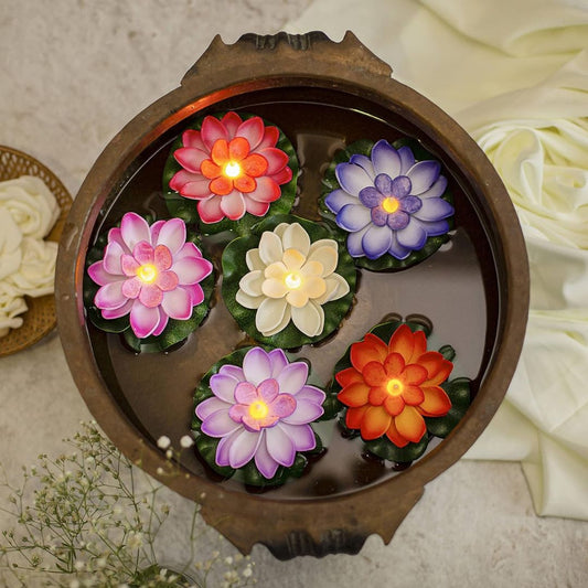 WaterLilies – Lotus Water Sensor Floating Candles